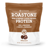 NutraOne Roastone protein package on a white background