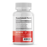Supplement bottle with label showing 'Supplement Facts' on a white background
