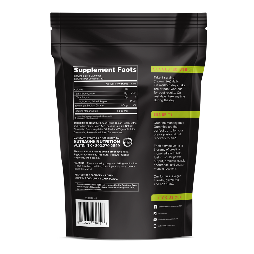 Creatine Monohydrate Gummies