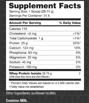 NutraBio Whey Protein Isolate